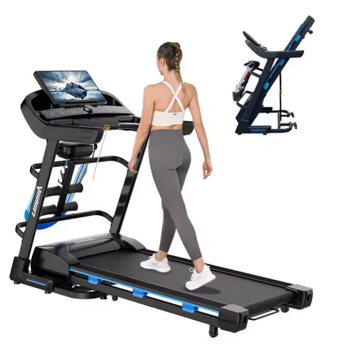 Foldable Steel Indoor Gym Equipment Home Use Eco-friendly Exercise Aerobic Walking Machine Gym Equipment Electric Treadmill