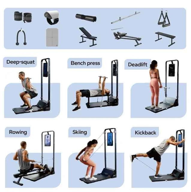 All-in-One Multi-Station Home Gym – Personal Trainer Fitness Equipment