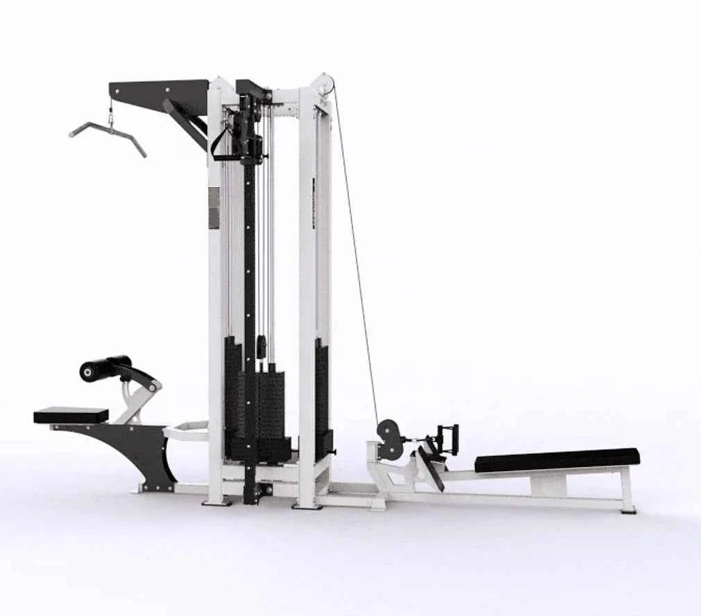 Commercial Multi Functional Fitness Equipment Indoor Training Machine 3-Station Basic Cross Trainer