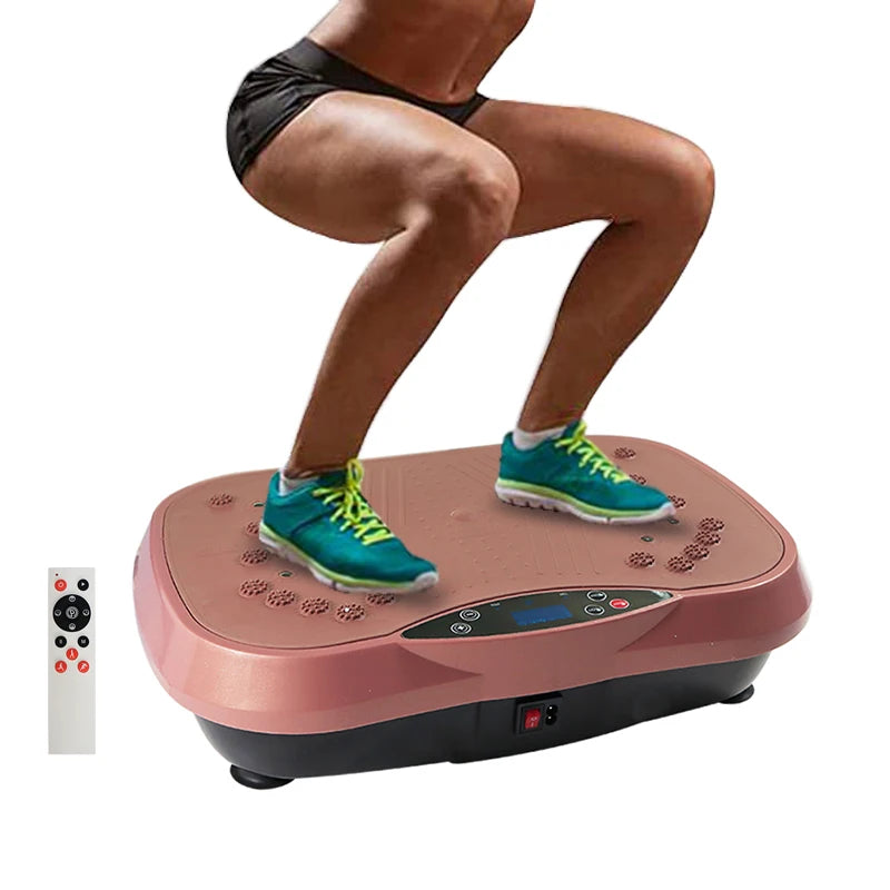 Vibration plate machine full view – gold slimming workout platform