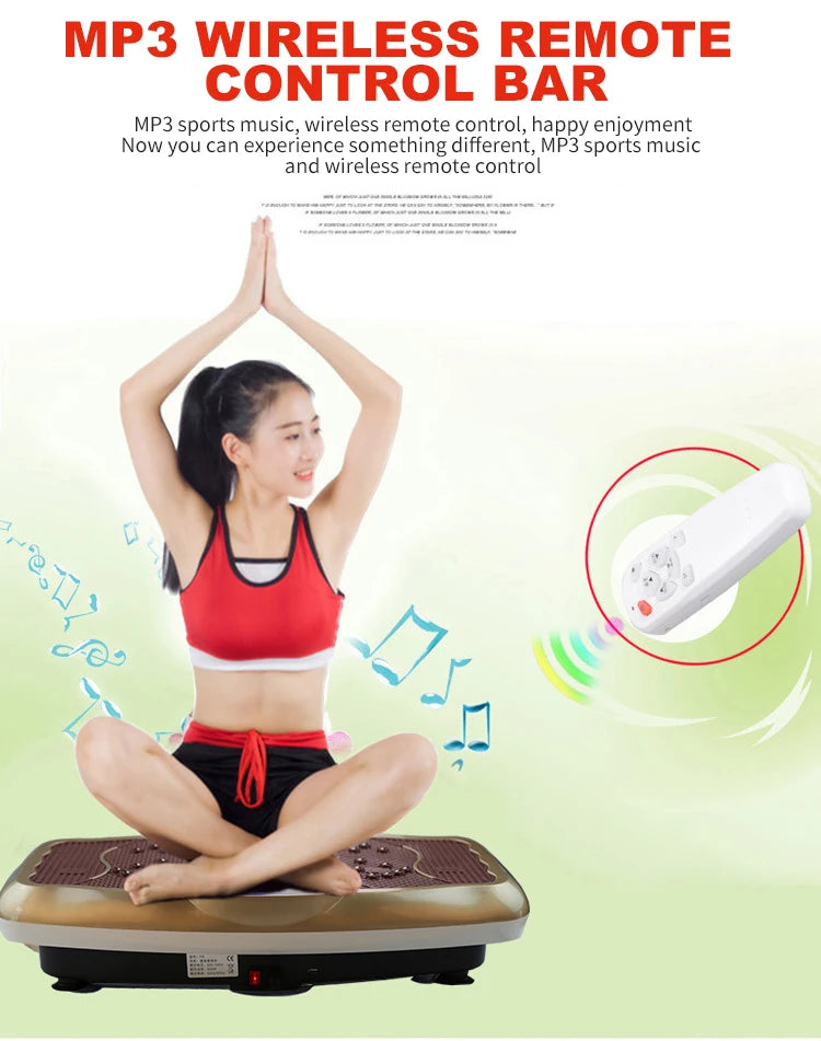 Silent Vibration Plate – Home & Office Body Workout Massager