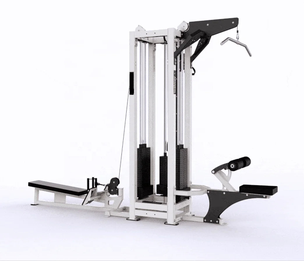 Commercial Multi Functional Fitness Equipment Indoor Training Machine 3-Station Basic Cross Trainer