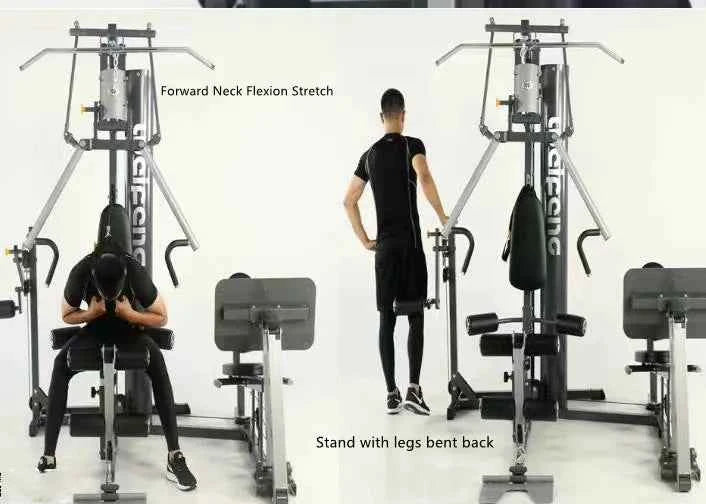 3 People Station Gym Fitness Equipment Multi-functional Combination Set Sports Strength Equipment Comprehensive Trainer Gym