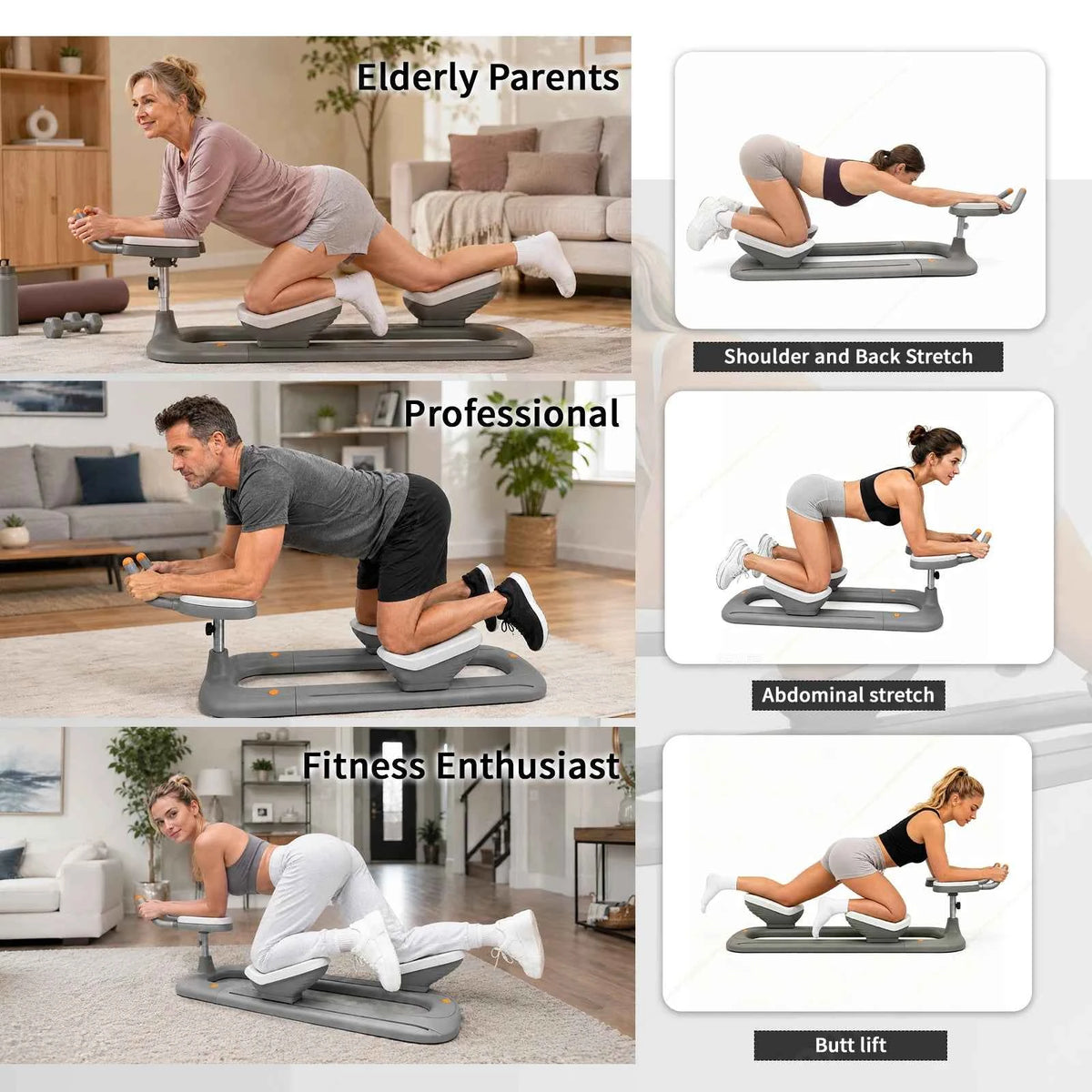 Back Stretching Machine – Portable ABS Waist & Spine Twist Trainer