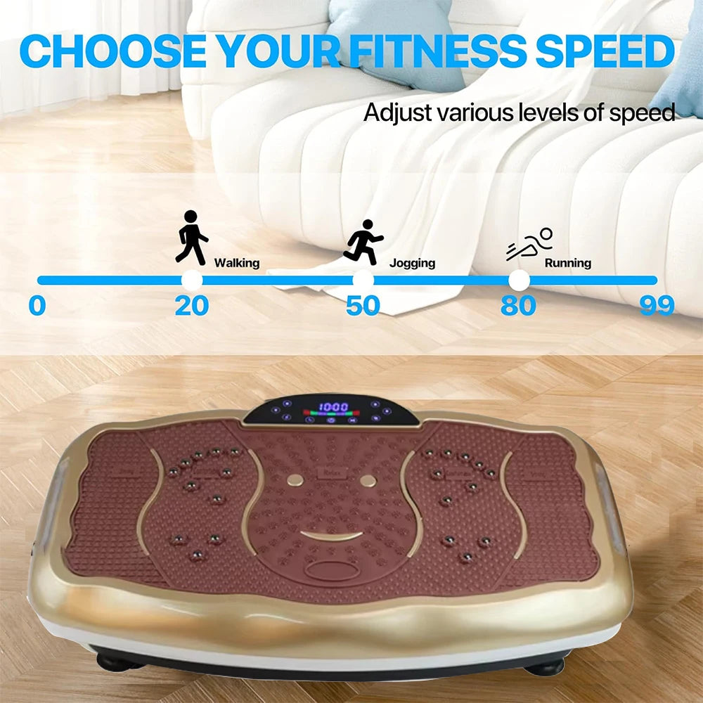 Silent Vibration Plate – Home & Office Body Workout Massager
