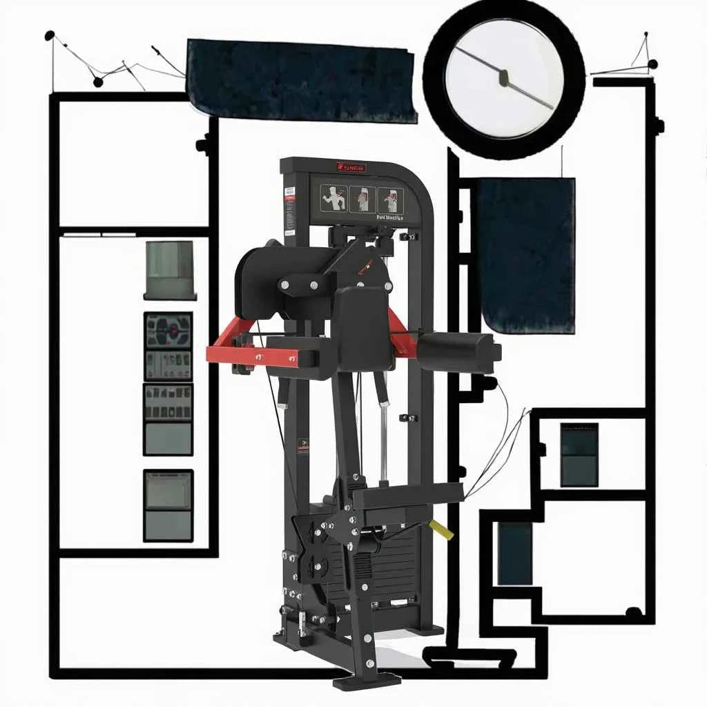 Commercial Grade Heavy Duty Fitness Equipment Seated Shoulder Press Gym Machine For Indoor Exercise And Body Building Training