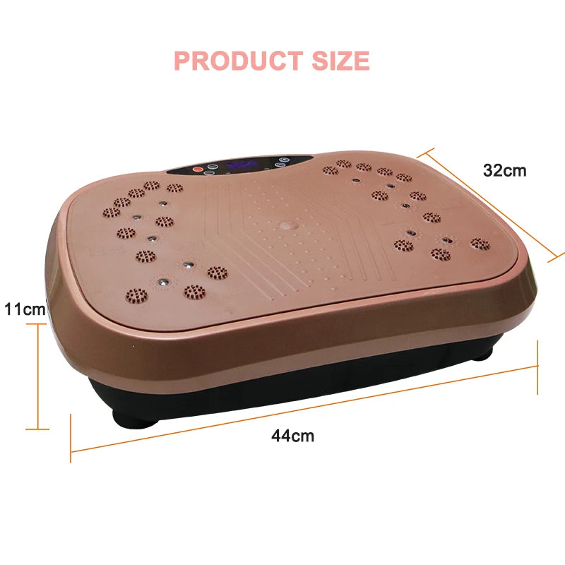 Vibration plate machine full view – gold slimming workout platform