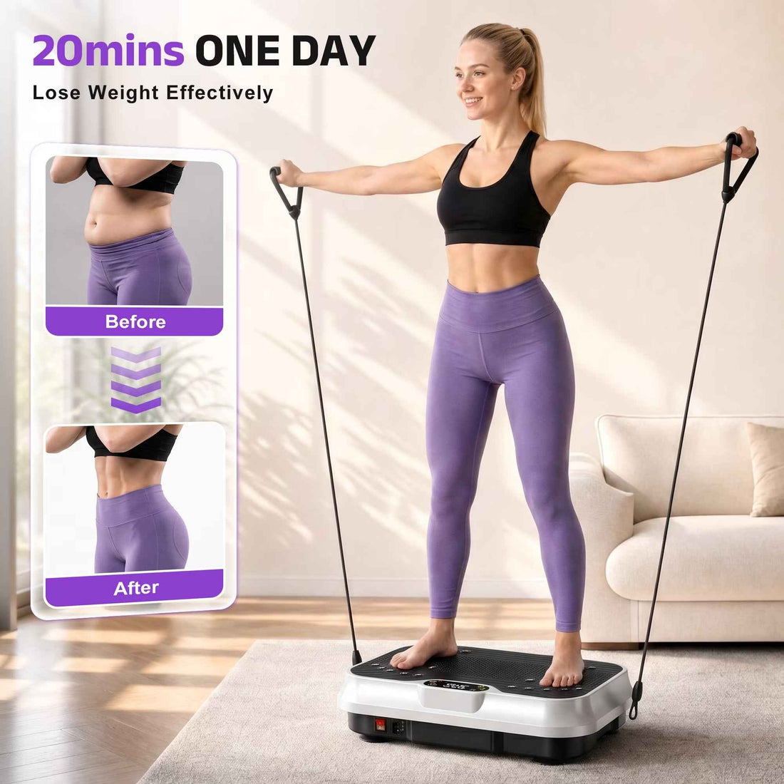 Whole Body Vibration Plate Exercise Machine for Ultimate Fitness Transformation