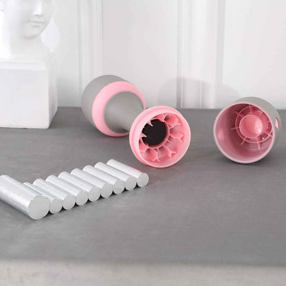 Dumbbell Set, Weight Adjustable, No-Screw Needed, Fitness Home Exercise