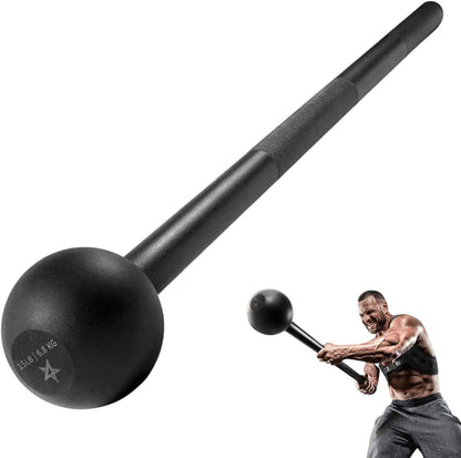 Steel Mace Bell for Comprehensive Strength Training - Full Body Muscle Development, Shoulder, Grip, and Forearm Workouts - Available in 5 to 30 LB for Both Men and Women