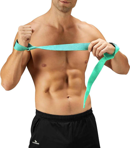 Weightlifting Wrist Straps – 2-Pack Adjustable Padded Neoprene Lifting Straps for Gym, for Men &amp; Women
