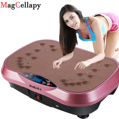 Vibration plate machine full view – gold slimming workout platform