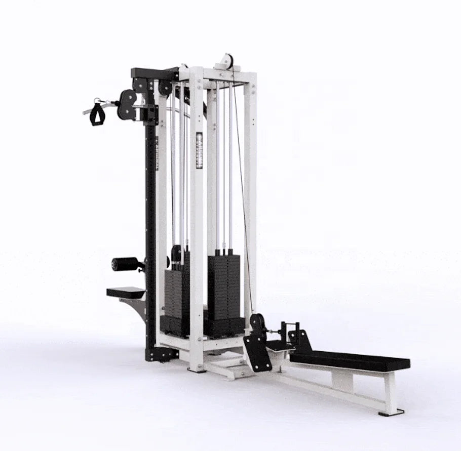 Commercial Multi Functional Fitness Equipment Indoor Training Machine 3-Station Basic Cross Trainer