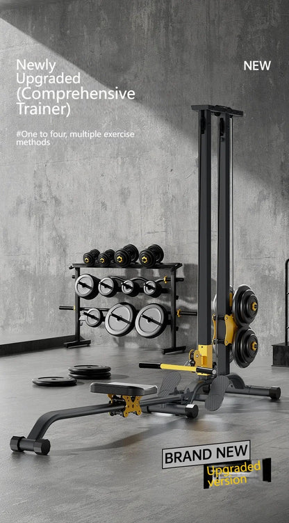 Multifunctional Rowing Machine – High Pull Frame &amp; Integrated Training Device