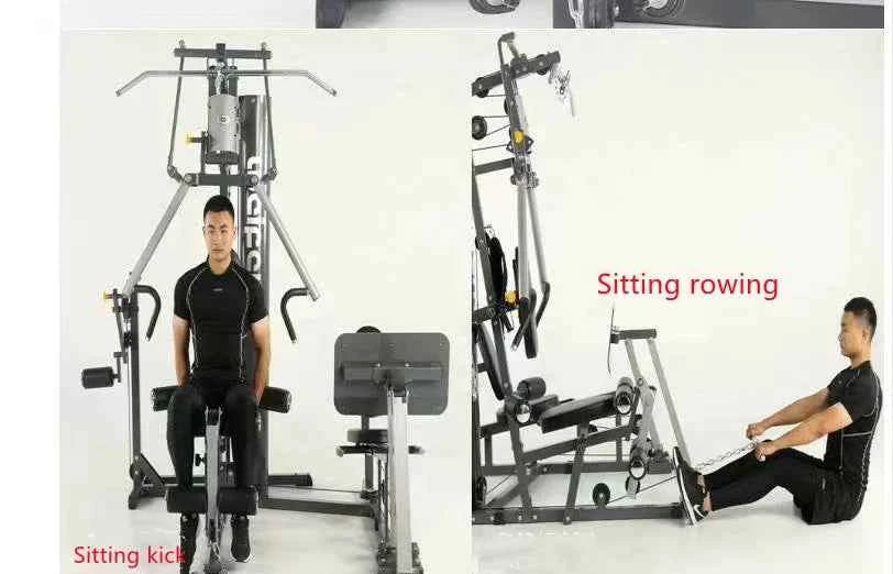 3 People Station Gym Fitness Equipment Multi-functional Combination Set Sports Strength Equipment Comprehensive Trainer Gym
