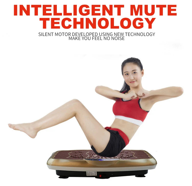Silent Vibration Plate – Home &amp; Office Body Workout Massager