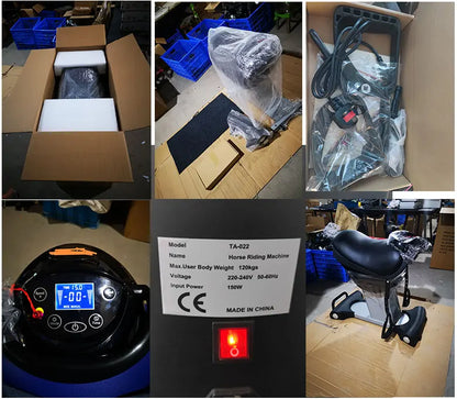 Horse riding machine full view – commercial steel full body workout equipment