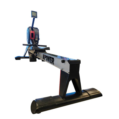 Home Gym Seated Rowing Machine Water Resistance Foldable Indoor Cardio Fitness Training Tool With Digital Monitor
