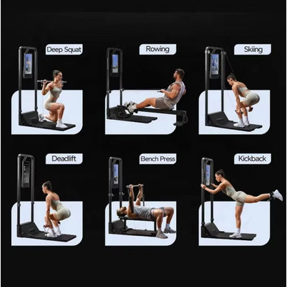 Comprehensive Fitness Power Station All-in-One Smart Trainer Resistance Strength Mirror Multi-Function Home Gym