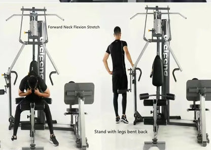 3 People Station Gym Fitness Equipment Multi-functional Combination Set Sports Strength Equipment Comprehensive Trainer Gym