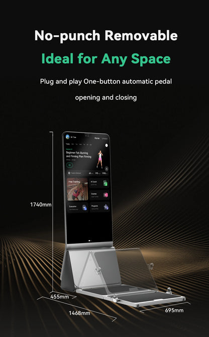 Ai Smart Fitness Mirrors Luxury Full Home Gym with Cable Durable and Simple Style for Indoor Workout and Weight Loss Training