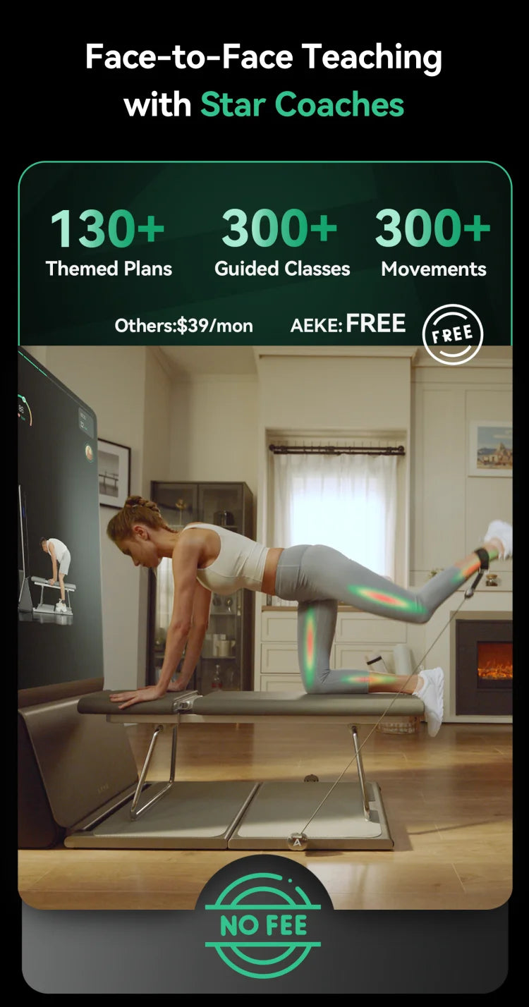 Ai Smart Fitness Mirrors Luxury Full Home Gym with Cable Durable and Simple Style for Indoor Workout and Weight Loss Training
