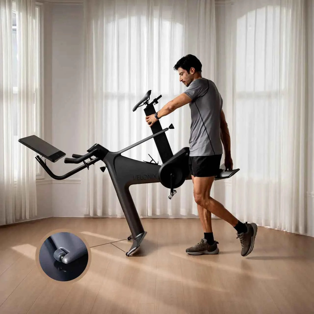 Home Indoor Gym Fitness Exercise Bike Steel Sport Bike for Spin Indoor Training
