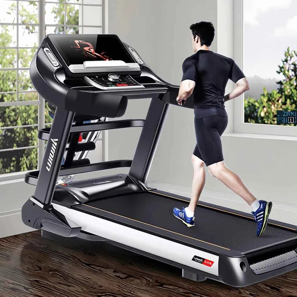 Foldable Electric Treadmill – 5HP Motor, 200KG Capacity &amp; LED Display
