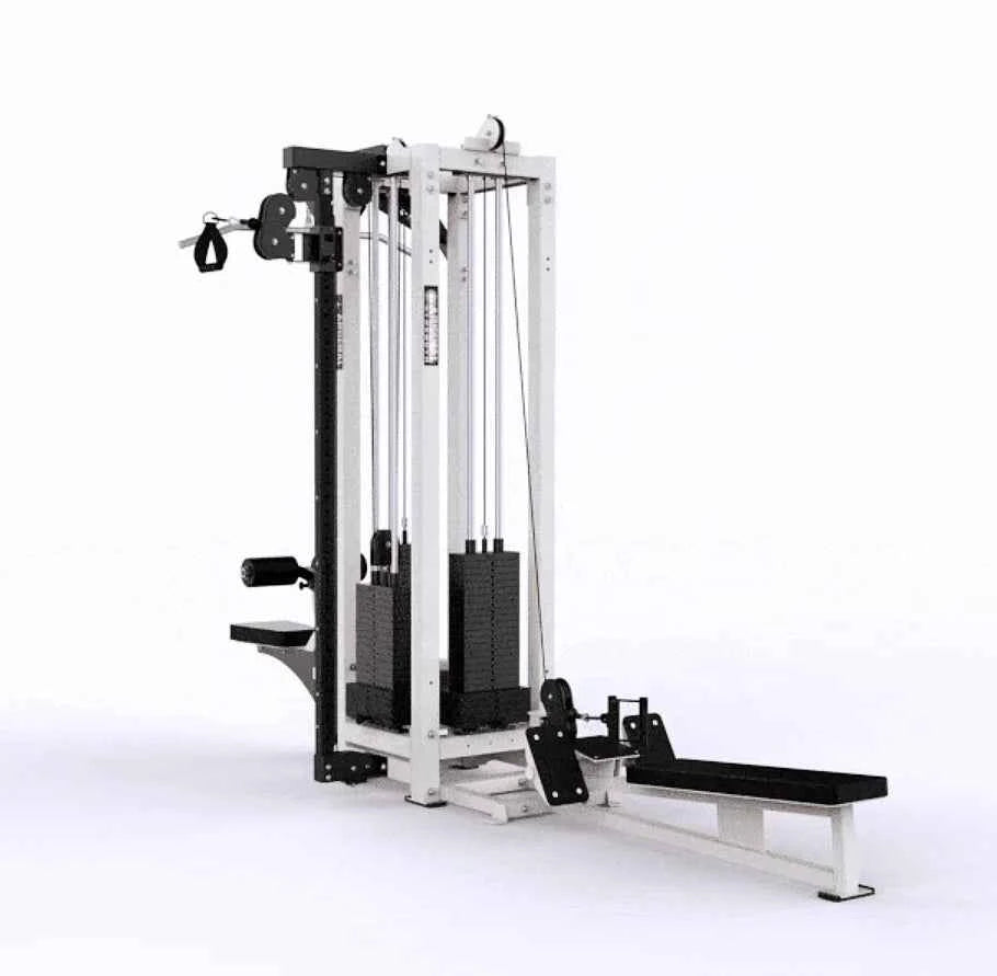 Commercial Multi Functional Fitness Equipment Indoor Training Machine 3-Station Basic Cross Trainer