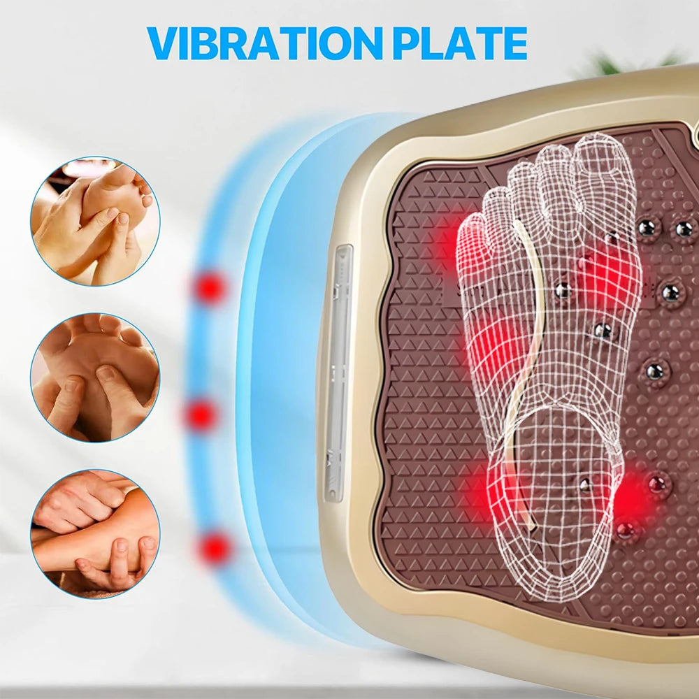 Silent Vibration Plate – Home &amp; Office Body Workout Massager