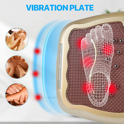 Silent Vibration Plate – Home &amp; Office Body Workout Massager