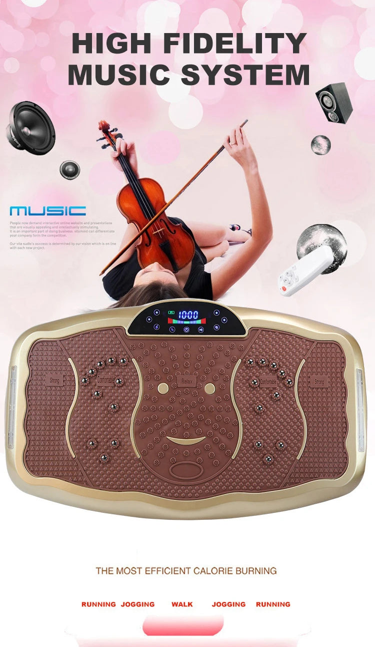 Silent Vibration Plate – Home &amp; Office Body Workout Massager