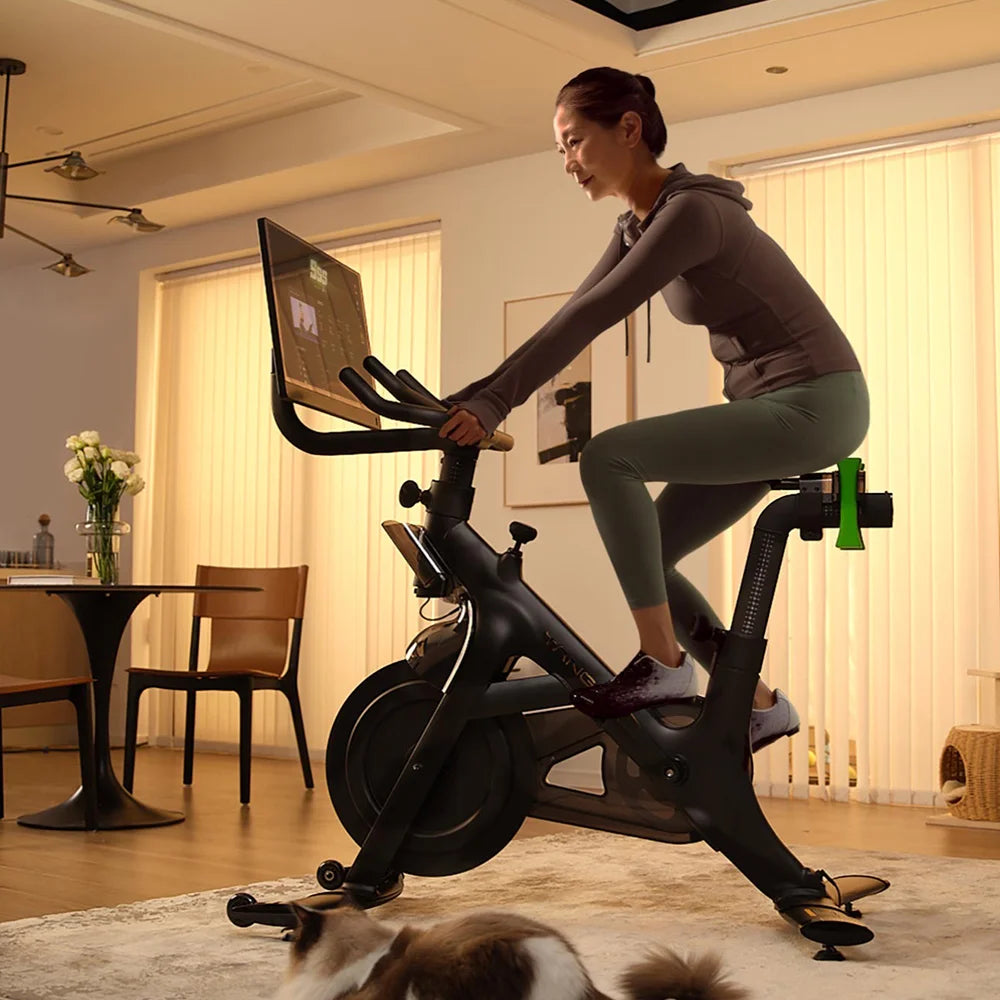 Home Gym Stationary Indoor Cycling Trainer Bike Metal Spin Workout for Exercise for Indoor Use