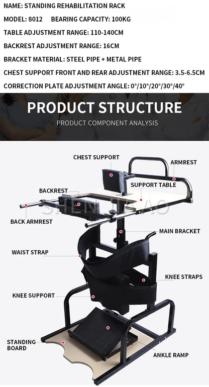 Lower Limb Rehabilitation Standing Bed Stroke