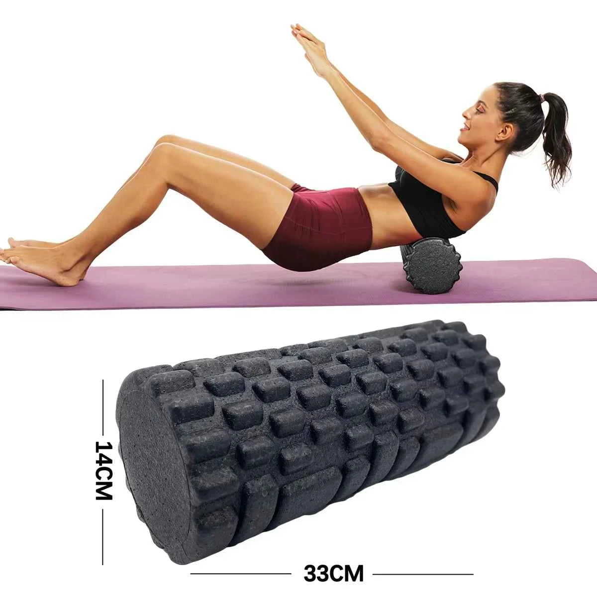 33cm EPP Foam Roller – Yoga, Pilates &amp; Muscle Massage for Home &amp; Gym