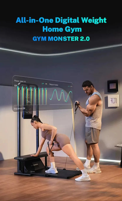 Comprehensive Fitness Power Station All-in-One Smart Trainer Resistance Strength Mirror Multi-Function Home Gym