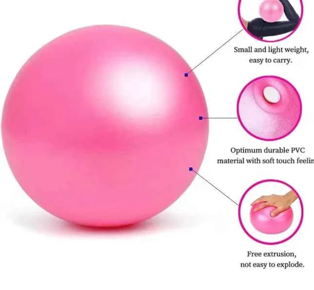 25cm Yoga Ball – Exercise &amp; Balance Ball for Pilates, Gym &amp; Core Training