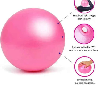 25cm Yoga Ball – Exercise &amp; Balance Ball for Pilates, Gym &amp; Core Training