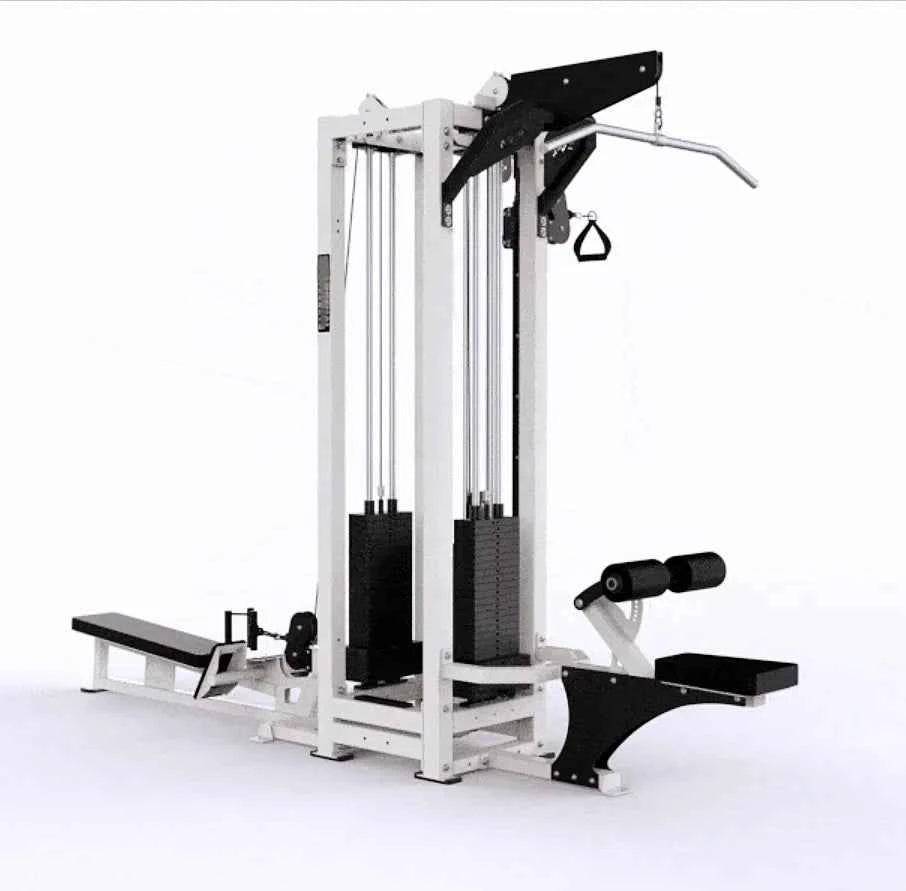 Commercial Multi Functional Fitness Equipment Indoor Training Machine 3-Station Basic Cross Trainer