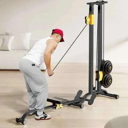 Multifunctional Rowing Machine – High Pull Frame &amp; Integrated Training Device