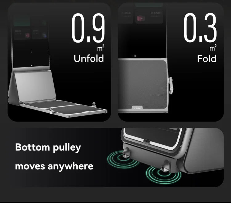 Ai Smart Fitness Mirrors Luxury Full Home Gym with Cable Durable and Simple Style for Indoor Workout and Weight Loss Training