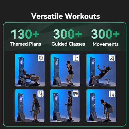 Ai Smart Fitness Mirrors Luxury Full Home Gym with Cable Durable and Simple Style for Indoor Workout and Weight Loss Training