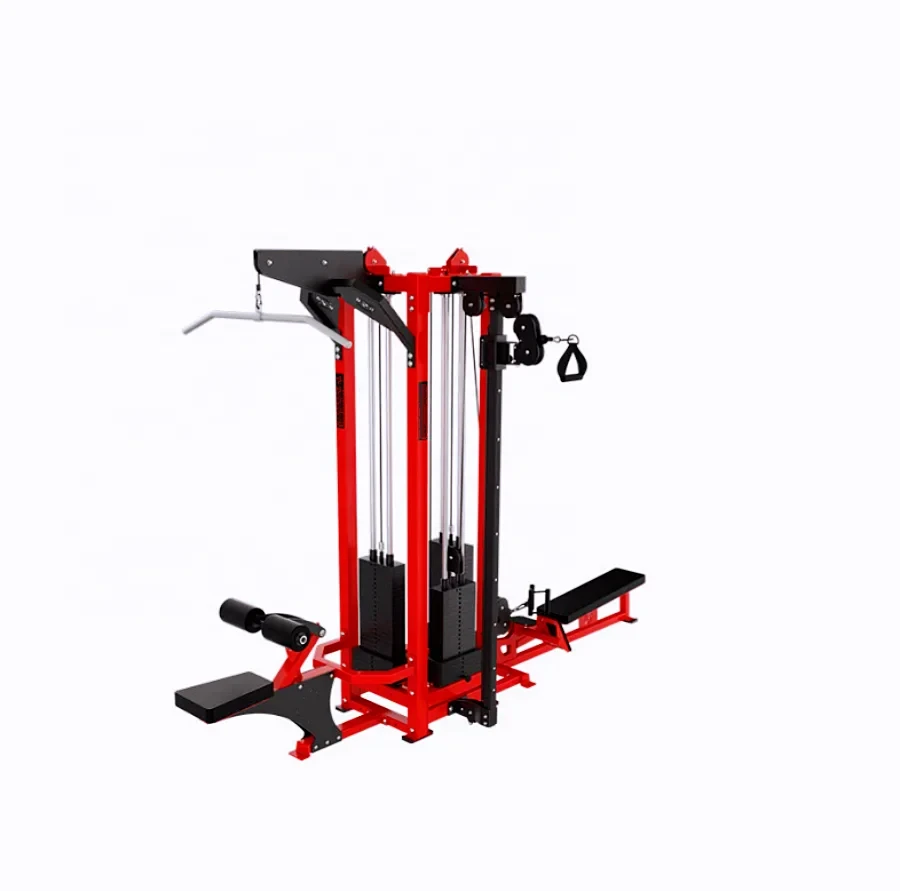 Commercial Multi Functional Fitness Equipment Indoor Training Machine 3-Station Basic Cross Trainer