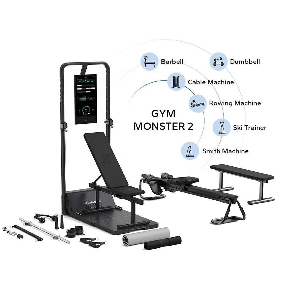 Comprehensive Fitness Power Station All-in-One Smart Trainer Resistance Strength Mirror Multi-Function Home Gym