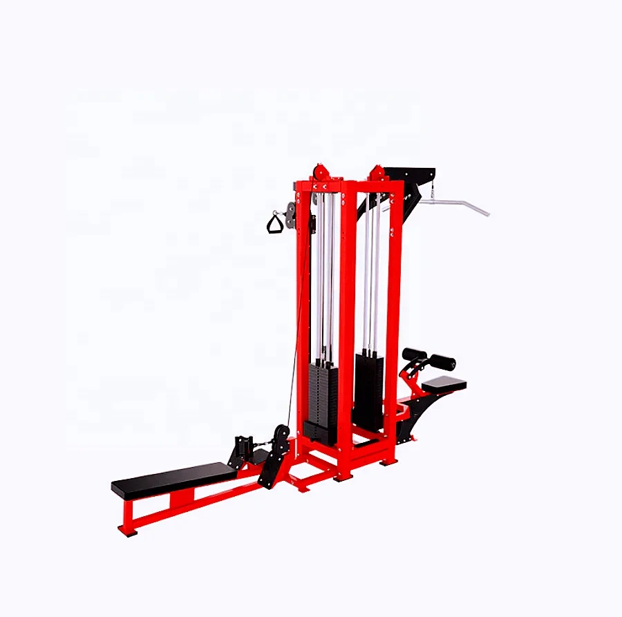Commercial Multi Functional Fitness Equipment Indoor Training Machine 3-Station Basic Cross Trainer