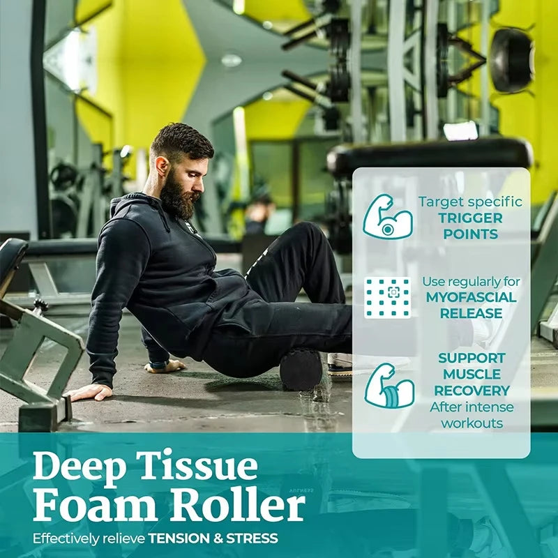 33cm EPP Foam Roller – Yoga, Pilates &amp; Muscle Massage for Home &amp; Gym