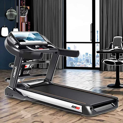 Foldable Electric Treadmill – 5HP Motor, 200KG Capacity &amp; LED Display