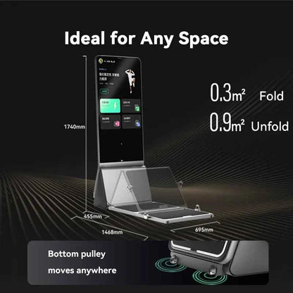 Ai Smart Fitness Mirrors Luxury Full Home Gym with Cable Durable and Simple Style for Indoor Workout and Weight Loss Training