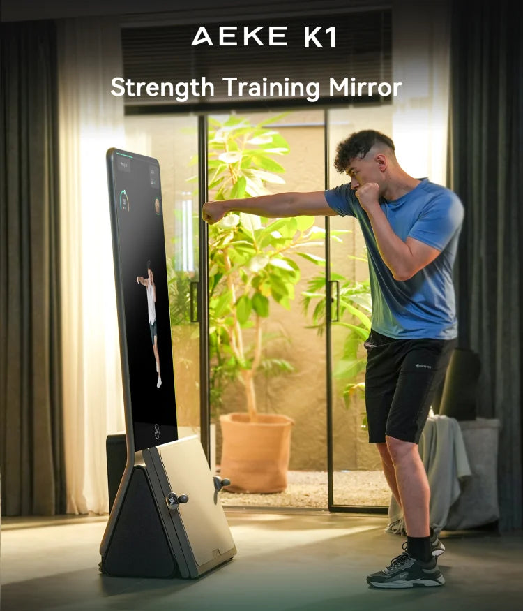 Ai Smart Fitness Mirrors Luxury Full Home Gym with Cable Durable and Simple Style for Indoor Workout and Weight Loss Training
