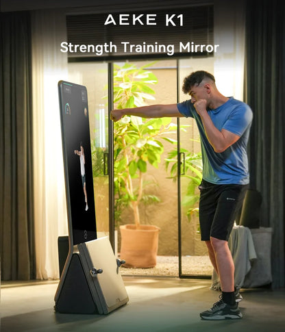 Ai Smart Fitness Mirrors Luxury Full Home Gym with Cable Durable and Simple Style for Indoor Workout and Weight Loss Training